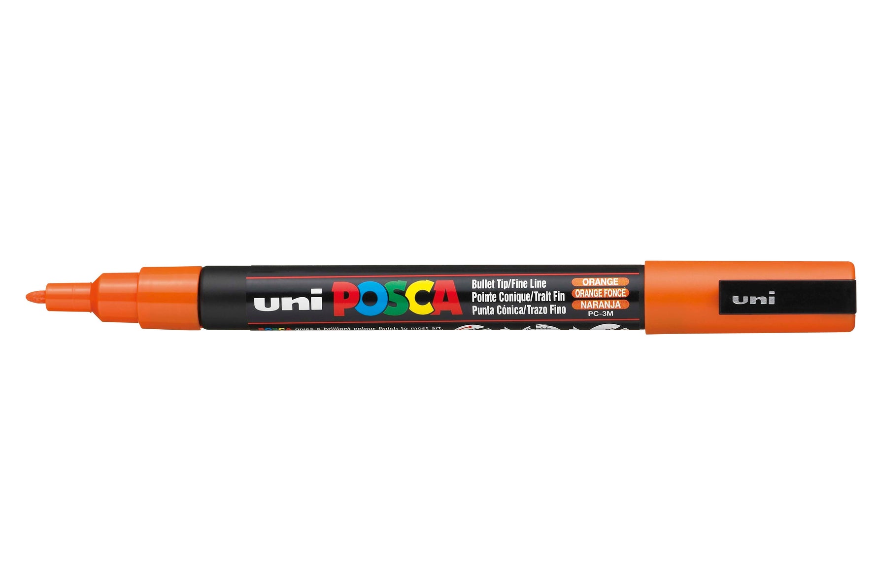 POSCA Uni Marker PC3M Bullet Tip Orange (Each)
