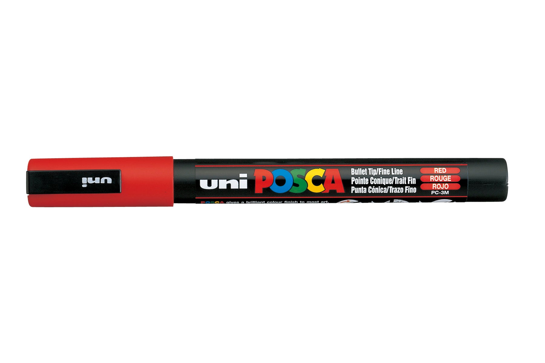 POSCA Uni Marker PC3M Bullet Tip Red (Each)