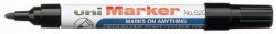 Uni Marker 520F Permanent Bullet Black (Box 12)