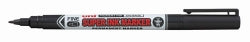 Uni Marker Super Ink Oil Base 0.9mm Tip Black (Box 12)
