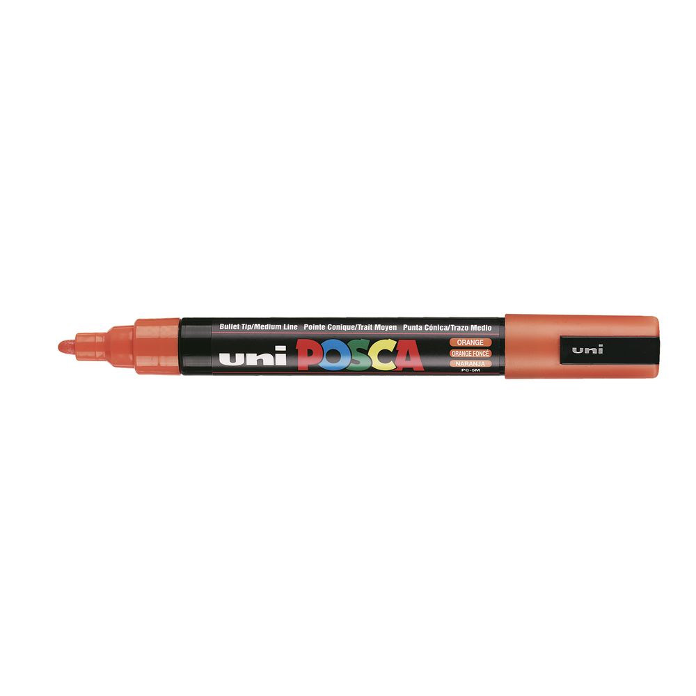 POSCA Uni Marker PC5M Bullet Tip Orange (Each)