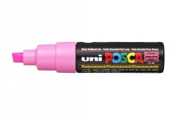 Uni Marker PC8KF Chisel Fluoro Pink (Each)