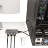 StarTech.com 3-Port MST Hub - DisplayPort to 3x HDMI, Triple 4K 60Hz Monitors, DP 1.4 Multi-Monitor Video Adapter, 1ft (30cm) Built-in Cable, USB Powered, Windows Only