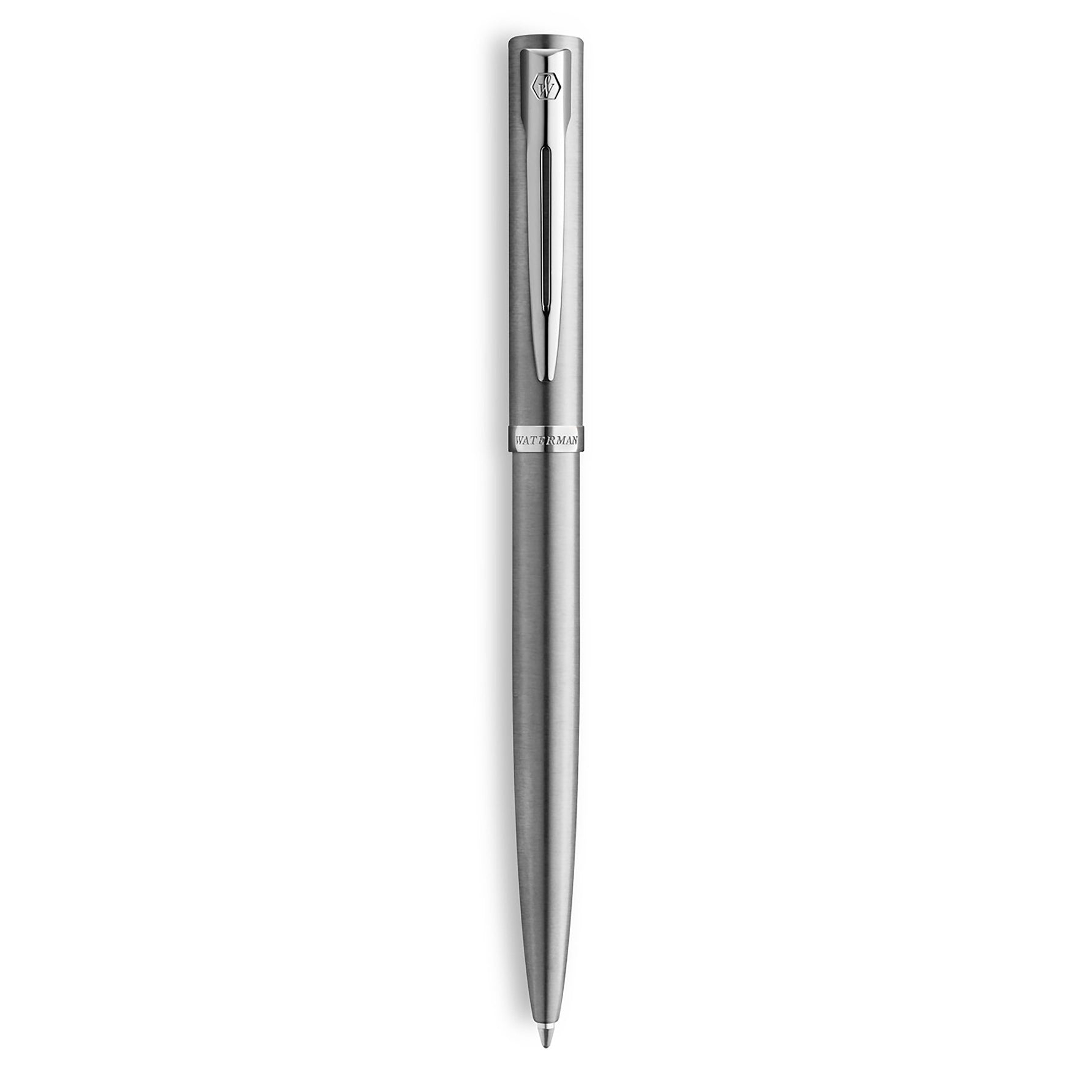 Waterman Pen Impression Ballpoint Stainless Stell Chrome Trim (Each)