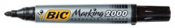 Bic Marker Marking 2000 Permanent 1.7mm Bullet Tip Black (Box 12)