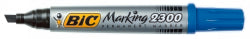Bic Marker Marking 2300 Permanent 3.1-5.3mm Chisel Tip Blue (Box 12)