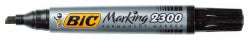 Bic Marker Marking 2300 Permanent 3.1-5.3mm Chisel Tip Black (Box 12)