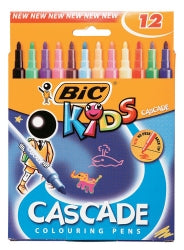 Bic Marker Kids Cascade Assorted WLT12 (Each)