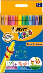 Bic Crayons Kids Turn And Colour PK12 (Each)