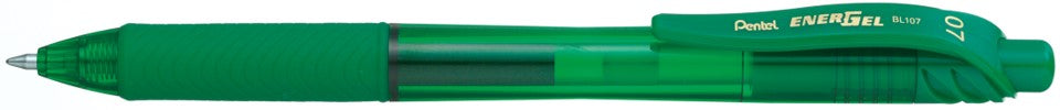 Pentel Pen ENERGEL-x BL107 Gel Roller RT0.7mm Green (Box 12)