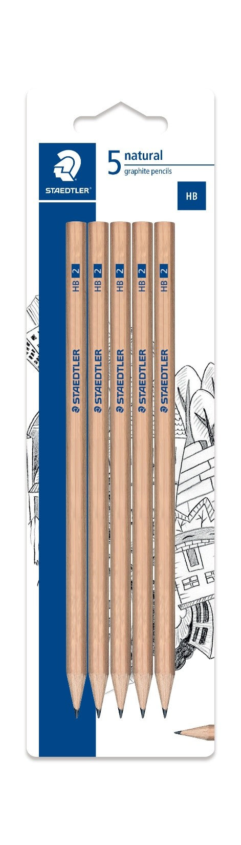 Staedtler Pencil Lead Natural 130 60N HB CRD5 (Box 10)