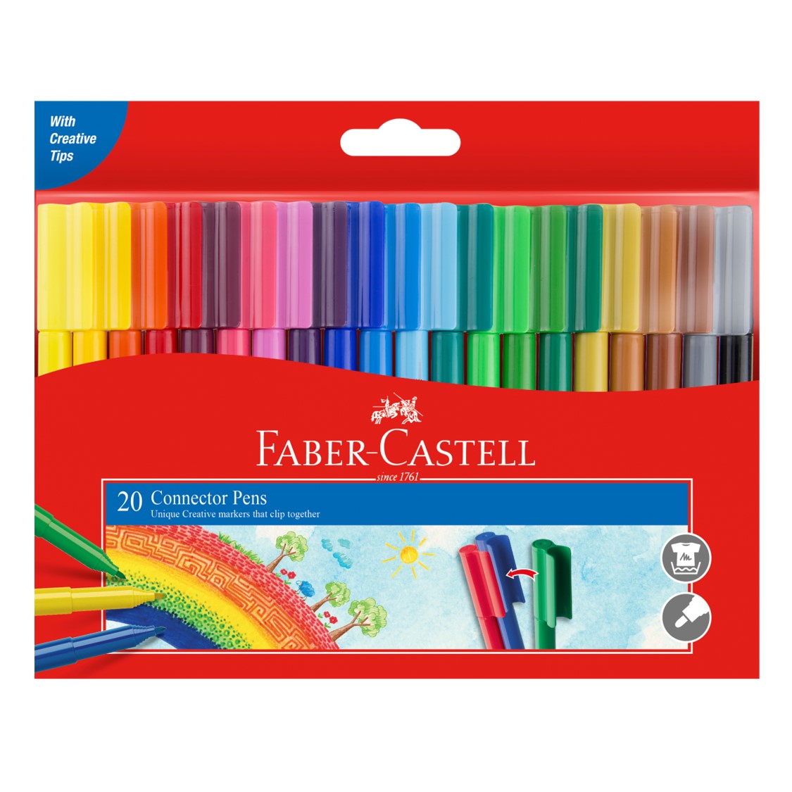 Faber-Castell Marker Connector Pens PK20 (Each)