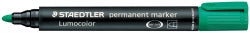 Staedtler Marker 352 Lumocolor Permanent Bullet Green (Box 10)