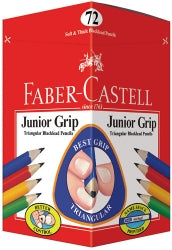 Faber-Castell Pencil Lead Triang Grip 2B Bx72 (Each)