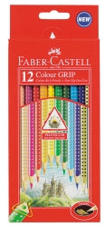 Faber-Castell Pencil Coloured Dot Grip Triang PK12 (Each)