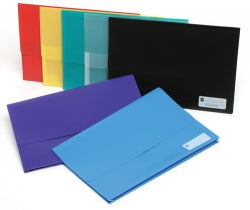 Marbig Document Wallet Foolscap Polypick Teal (Each)
