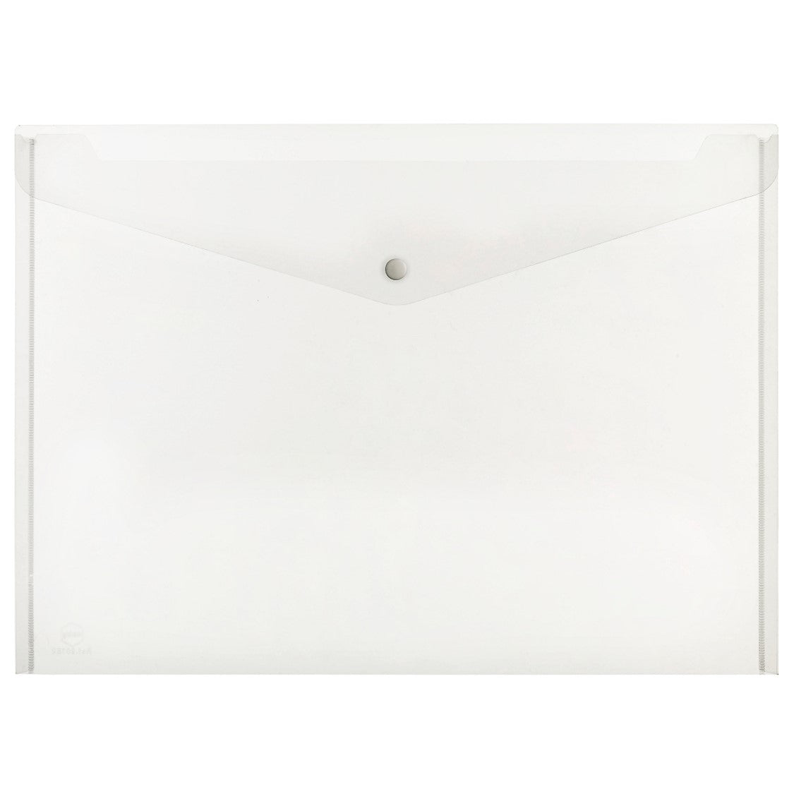 Marbig Document Wallet A3 Button Clear (Each)