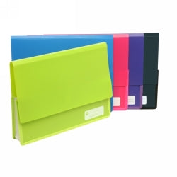 Marbig Document Wallet Polypick Heavy Duty Pink (Each)