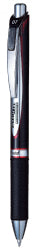 Pentel Pen Energel 0.7mm Retractable Metal Tip Red (Box 12)