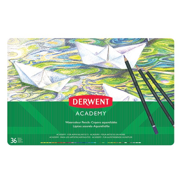 Derwent Pencil Coloured Academy Watercolour Set PK36 (Each)