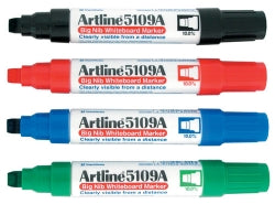 Artline Marker W/B 5109A Big Nib 10mm Chisel Black (Box 6)