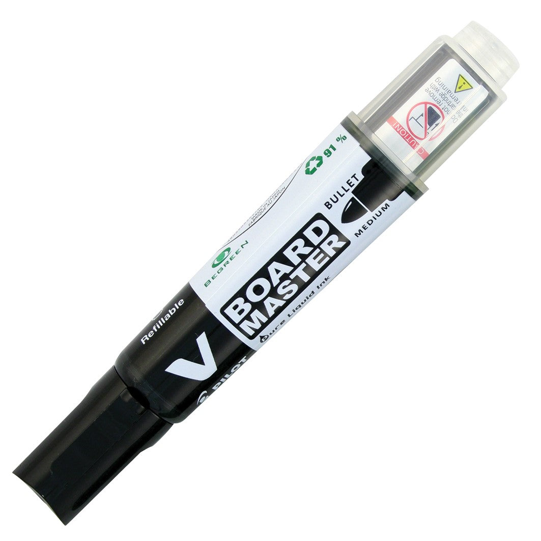 Pilot Marker Whiteboard Begreen V Board Master Med Bullet Black (Box 10)