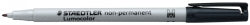 Staedtler Marker Ohp 315 Water Sol Med Black (Box 10)