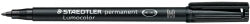 Staedtler Marker Ohp 317 Perm Med Black (Box 10)