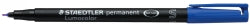Staedtler Marker Ohp 313 Perm Sf Blue (Box 10)