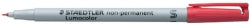Staedtler Marker Ohp 311 Water Sol Sf Red (Box 10)