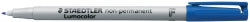 Staedtler Marker Ohp 316 Water Sol F Blue (Box 10)