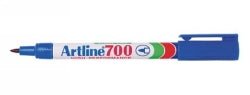 Artline Marker 700 Permanent 0.7mm Bullet Nib Blue Bx12 (Each)