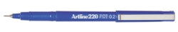 Artline Pen Fineliner 220 0.2mm Superfine Blue (Box 12)