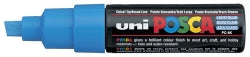 Uni Marker PC8K Chisel Blue (Box 6)