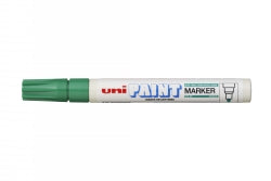 Uni Marker Paint Px20 2.8mm Medium Bullet Tip Green (Box 12)