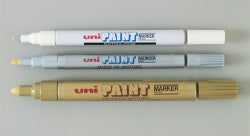 Uni Marker Paint Px21 F White (Box 12)
