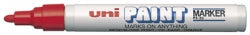 Uni Marker Paint Px20 2.8mm Medium Bullet Tip Red Bx12 (Each)