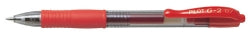 Pilot Pen Ballpoint BL-G2-7 Retract F Red (Box 12)