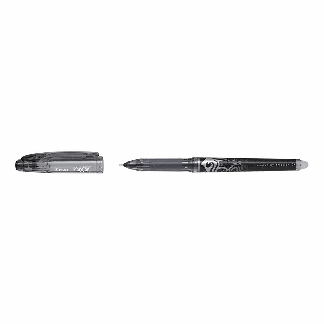 Pilot Pen Rollerball Frixionpoint Erasable 0.5mm Black (Box 12)