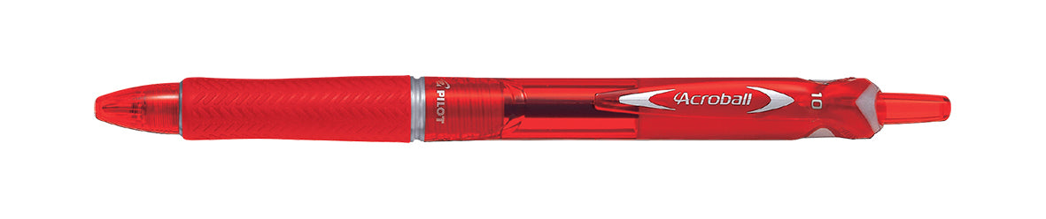 Pilot Pen Ballpoint Acroball Begreen Rt Red (Box 10)