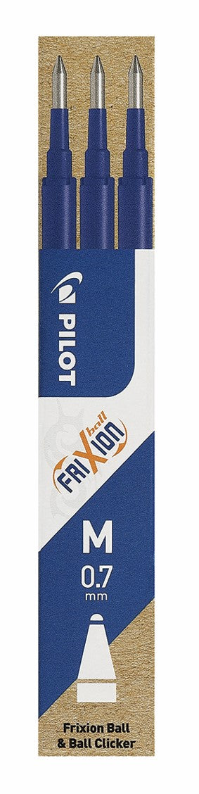 Pilot Pen Refill Frixion 0.7mm Blue PK3 (Each)