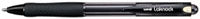 Uni Pen Ballpoint Laknock Retract Broad Black (Box 12)