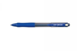 Uni Pen Ballpoint Laknock Retract Broad Blue (Box 12)