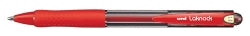 Uni Pen Ballpoint Laknock Retract Broad Red (Box 12)