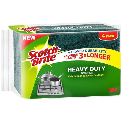3M Scotch Scourer Brite Heavy PK4