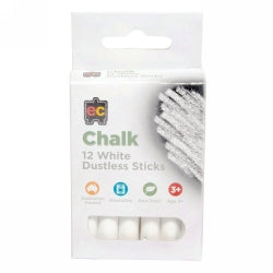 Chalk Dustless White Bx12 (Each)