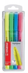 Stabilo Highlighter Flash 555/4 Assorted WLT4 (Each)