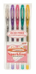 Uni Pen Rollerball Signo Gel Sparkling 1.00mm WLT5 (Each)