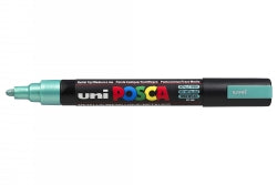 POSCA Uni Marker PC5M Bullet Tip Metallic Green (Each)