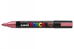 POSCA Uni Marker PC5M Bullet Tip Metallic Red (Each)